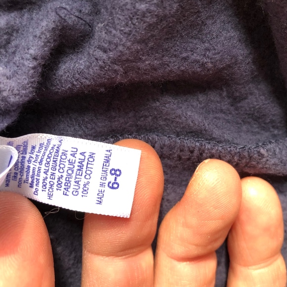 BELLA GIRL navy soft 100% cotton sweat pant - Picture 6 of 7